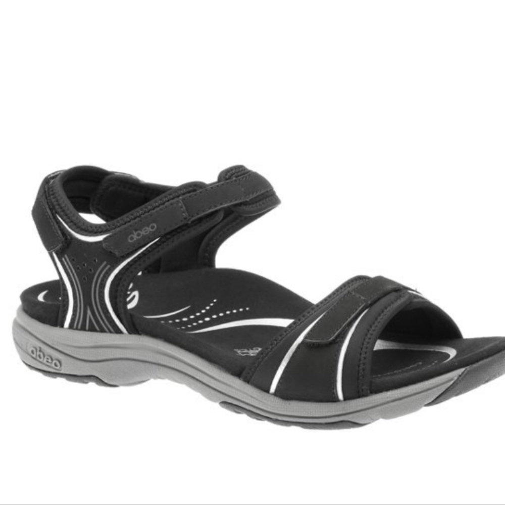 Abeo Womens Goleta Leather Strap Comfort Sandals shoes sz 11M